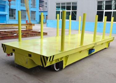 50T Steel Rail Transfer Cart Box Beam Structure For Conductor Railroad Colored