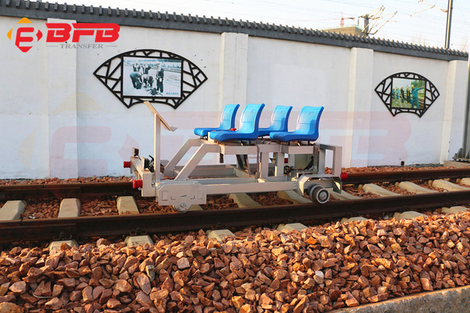 Carretto ferroviario elettrico su misura di rilevazione del difetto della ferrovia con capacità di carico di Seat 1-500T