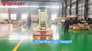Carrello di trasferimento AGV certificato CE, veicolo a guida automatica stabile e senza cingoli