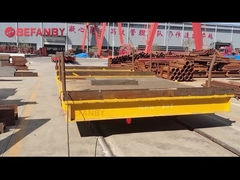 A veicolo di trasporto diretto a ferrovia a pile a base piatta