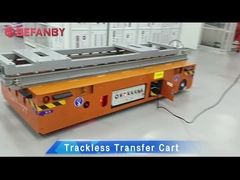 12 tonnellate di carrello di trasferimento elettrico senza traccia, carrello di trasporto a guida a batteria