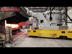 Cartone di trasferimento senza rotaia di 10 T personalizzato,dispositivo di sollevamento per carrello di trasferimento delle acciaierie