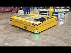 Carrello di trasferimento senza cingoli con capacità 6T, veicolo a guida automatica con batteria professionale