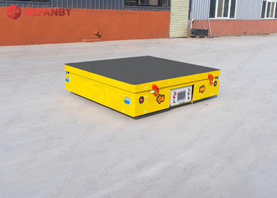 Automatic Electric Rail Type Battery Lift Table Cart 0 - 20m/min