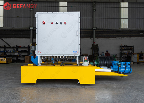 AC Motor Cable Reel Electrical Rail Transfer Cart
