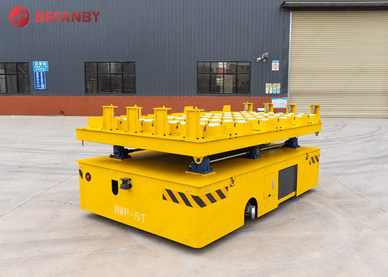 Industrial Self Propelled Transfer Cart For Steel Ingot Handling