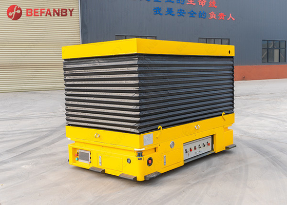 RGV Automatic Guided Vehicle Lithium Battery Power Rail Cart 5 Tons