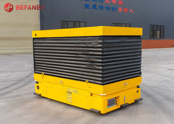 RGV Automatic Guided Vehicle Lithium Battery Power Rail Cart 5 Tons