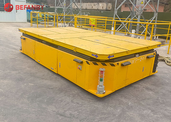 Stable PU Wheels Unlimited Distance Battery Transfer Cart