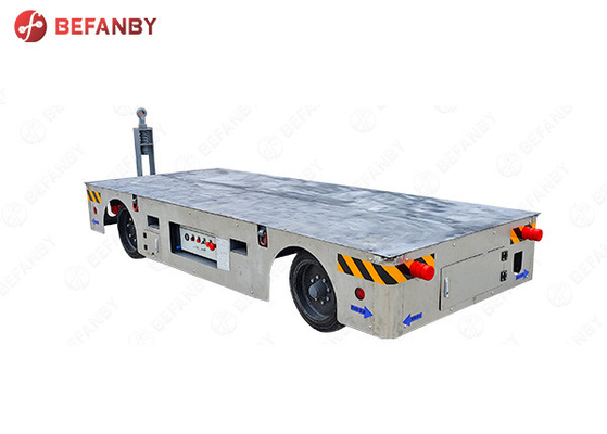 4 Axles Flexible Turn Mold Factory Electrical Trackless Transfer Cart
