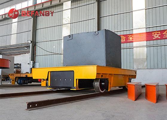10 Ton Long Lifetime Steel Welding Frame Battery Transfer Cart With Battery Operated Power