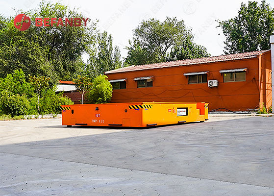 Smart Remote Control Operate PU Wheel Railless Transfer Cart