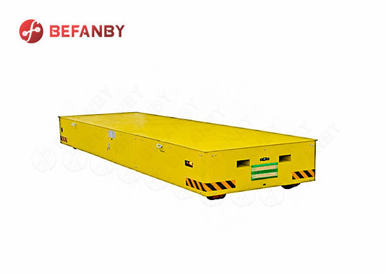 Steerable Steel Welding Frame AGV 10T Trackless Transfer Cart