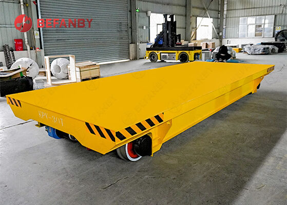 30 Ton Capacity Battery Transfer Cart with Cast Steel Wheels and Battery Operated Power
