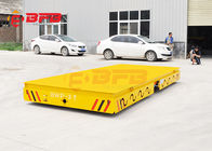 Rubber Wheels Battery Powered Carts Industrial , Self Driven Motorised Trolleys Carts For Port Transportation