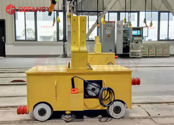 Magazzino d'acciaio 20m/Min 1T di Rolls sul carretto di trasferimento della ferrovia