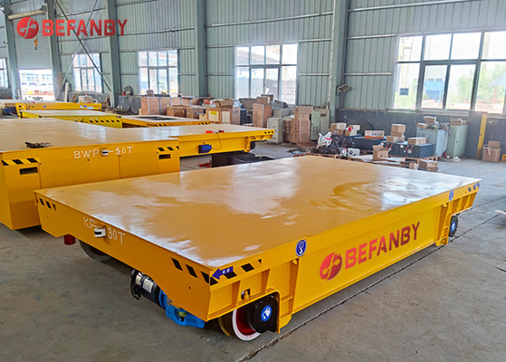 Battery Powered 30t Electric Rail Transfer Cart