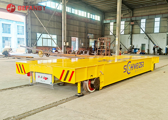 Electric Rail Guided 2000kg Weight Transfer Cart