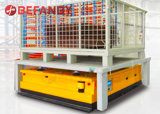 Magnetic Navigation AGV Automatic Guided Vehicle Trackless Transfer Cart 10 Ton