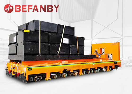 Magnetic Navigation AGV Automatic Guided Vehicle Trackless Transfer Cart 10 Ton