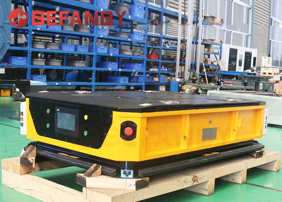 Magnetic Navigation AGV Automatic Guided Vehicle Trackless Transfer Cart 10 Ton