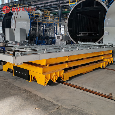 Scissor Lifting 50T Capacity Electric Transfer Trolley