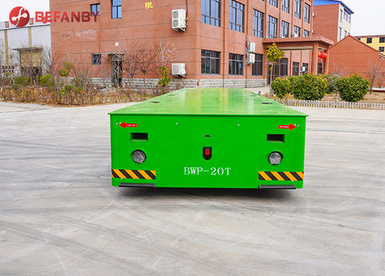 4 Axles Flexible Turn Mold Factory Electrical Trackless Transfer Cart