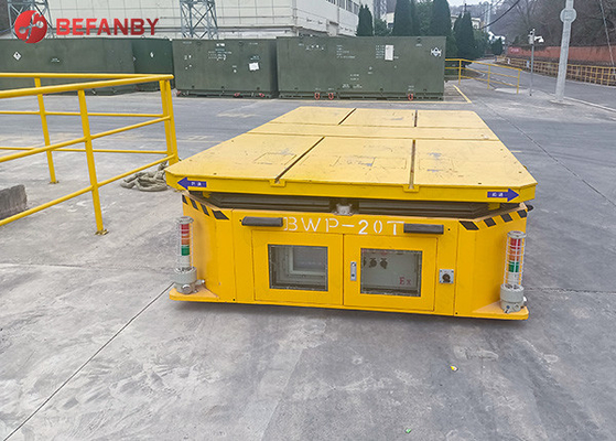Stable PU Wheels Unlimited Distance Battery Transfer Cart