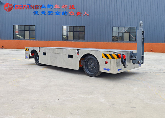 4 Axles Flexible Turn Mold Factory Electrical Trackless Transfer Cart