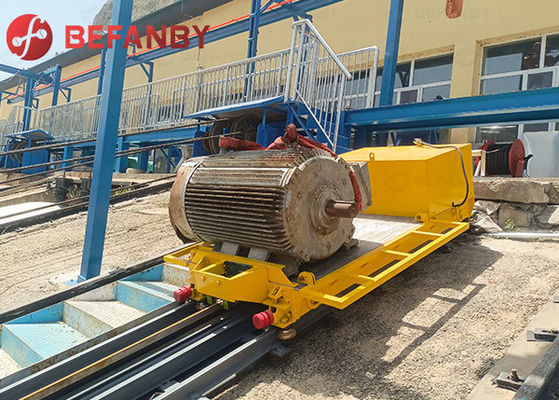Professional Used In Ports With Slopes Electrical Rail Transfer Cart