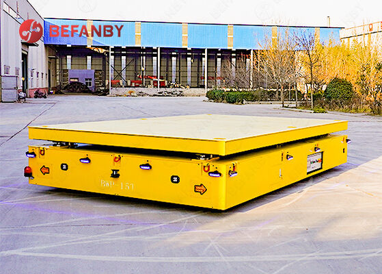 Carrello di trasferimento idraulico di capacità di carico professionale da 15 T con telecomando wireless e sistema idraulico di sollevamento