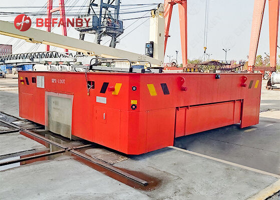 Cartone di trasporto ferroviario a batteria da 120 tonnellate per il movimento orizzontale e verticale