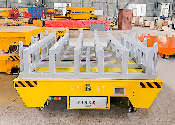 Capacità 8T carrello di trasferimento di rotaia mobile con telaio di supporto
