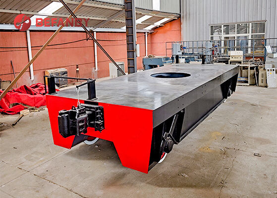 Carrello di trasferimento su rotaia elettrico personalizzato per fabbrica di stampi