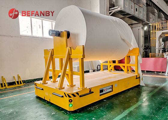 Carrello di trasferimento AGV con navigazione a banda magnetica da 5 tonnellate