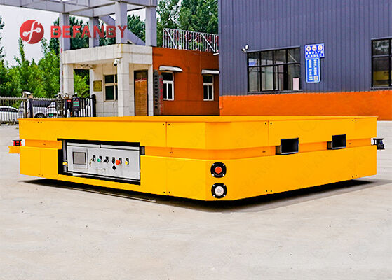 20T AGV carrello di trasferimento sterzabile con navigazione intelligente