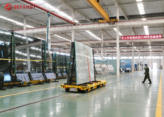 Q235 a distanza 20m/Min 15 Ton Marble Rail Transfer Cart