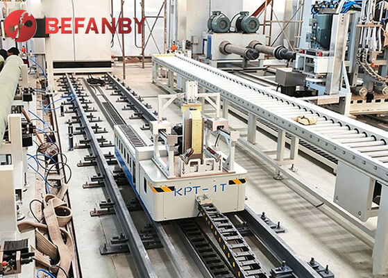 Carro di trasferimento elettrico di materiale ferroviario