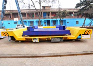 Turning Rail Ladle Transfer Cart With LED Display Automatic Control Custom Size